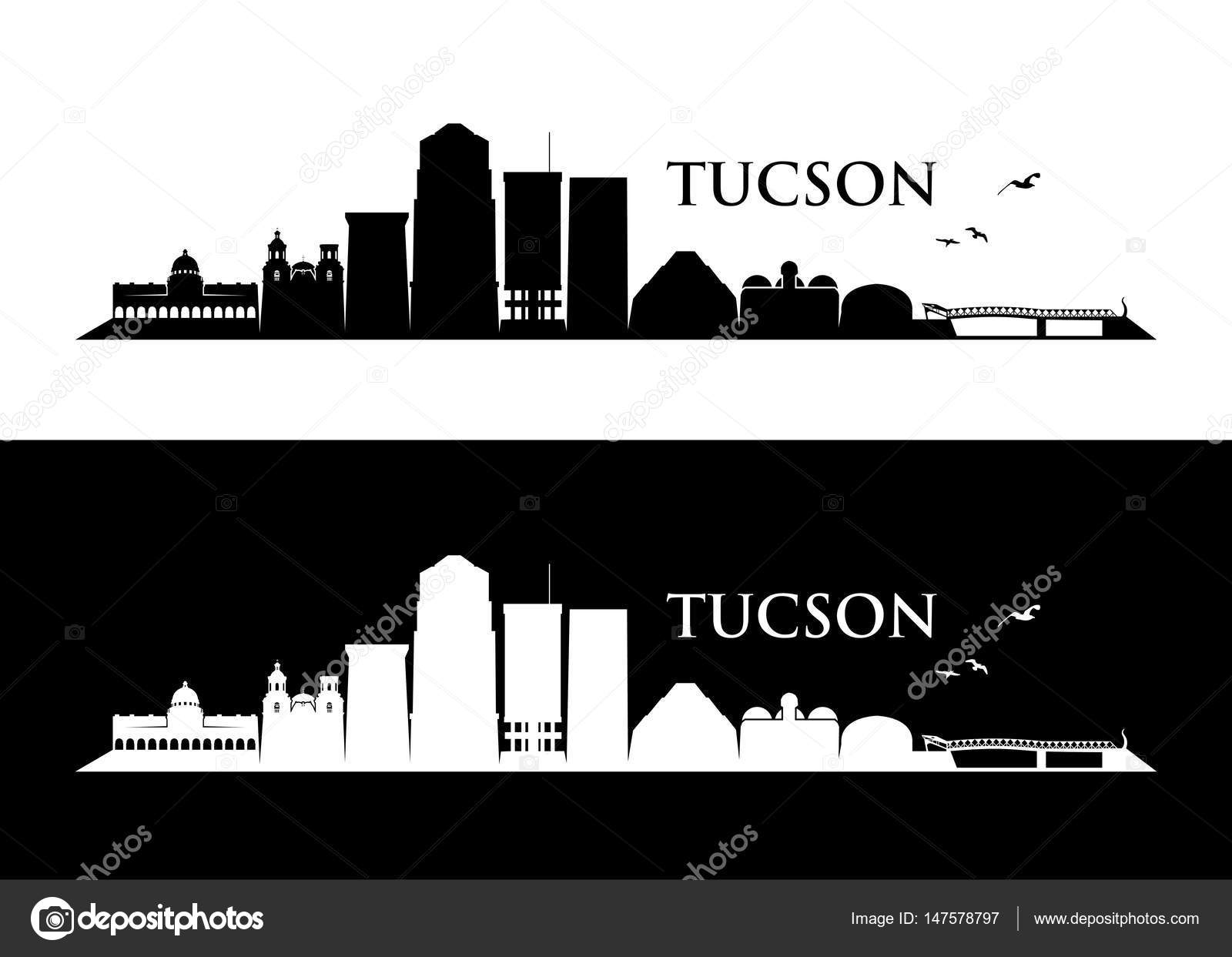 Tucson skyline banners Arizona — Stock Vector © I.Petrovic 147578797