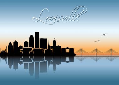 Louisville manzarası - Kentucky