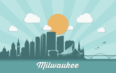 Milwaukee manzarası - Wisconsin