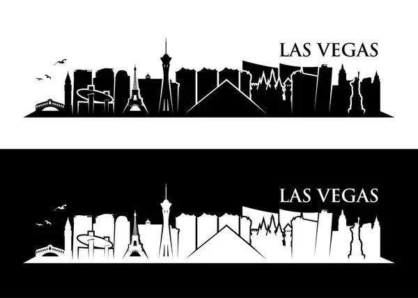 Las Vegas skyline banners — Stockvector