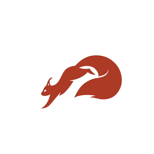 Cartoon écureuil saut — Image vectorielle