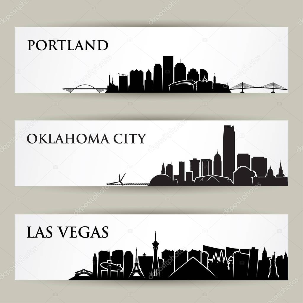 United States of America city skylines