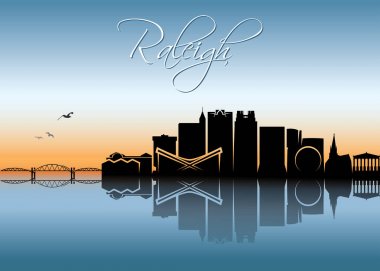 Raleigh manzarası - North Carolina