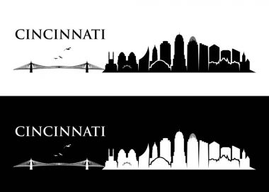 Cincinnati şehir manzarası 