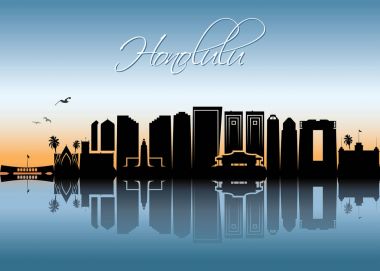 Honolulu şehir manzarası 