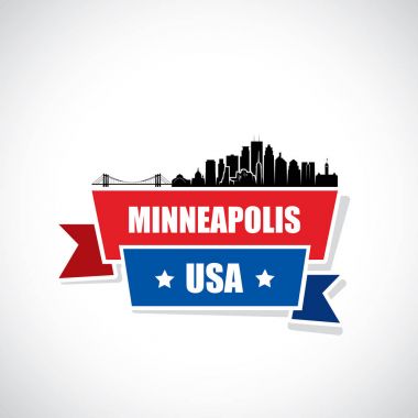 Minneapolis şehir manzarası 