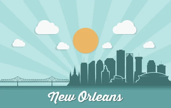 New Orleans városára — Stock Vector