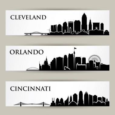Cleveland manzarası - Ohio 