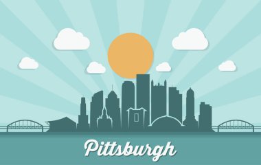 Pittsburgh manzarası - Pennsylvania 