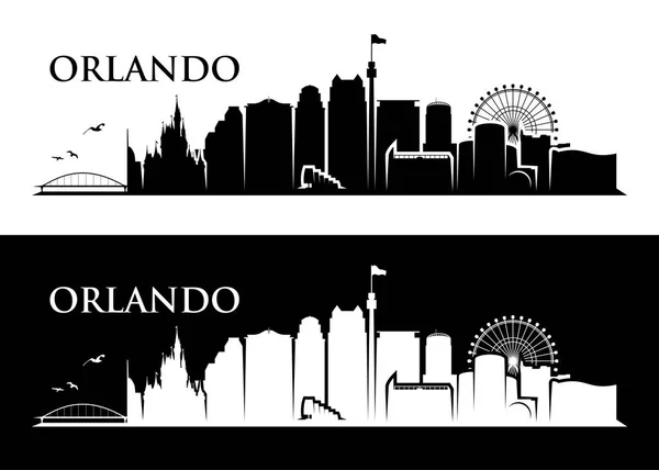 Orlando skyline - Floride — Image vectorielle