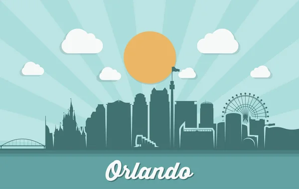 Orlando skyline - Florida — Stock Vector