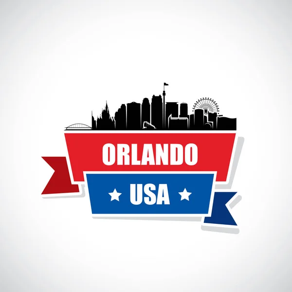 Orlando skyline - Florida — Stock Vector