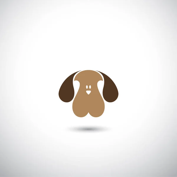 Abstracte hond symbool — Stockvector