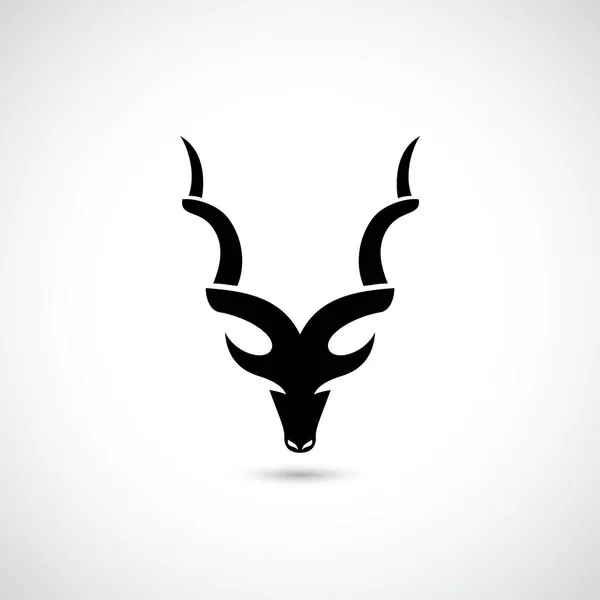 Antelope flat sign Vector Graphics