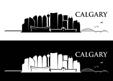 Calgary şehir manzarası 