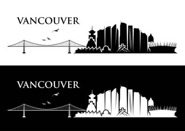 Vancouver şehir manzarası 