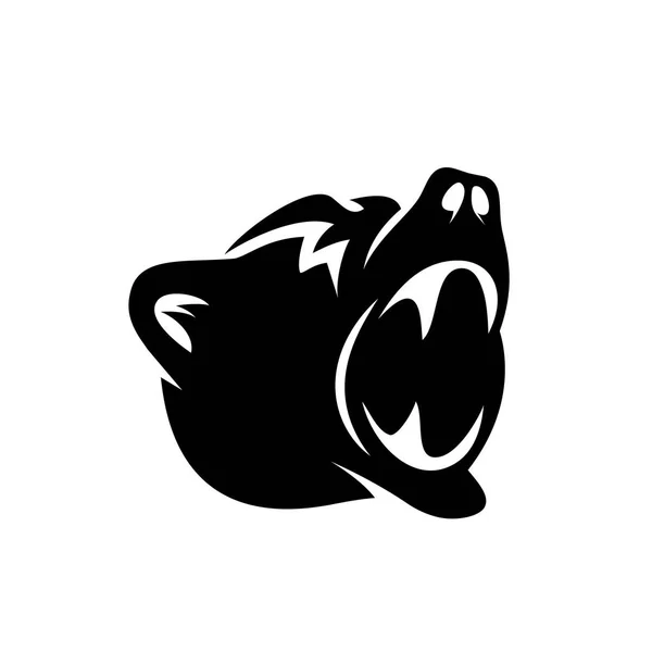 Panneau ours polaires — Image vectorielle