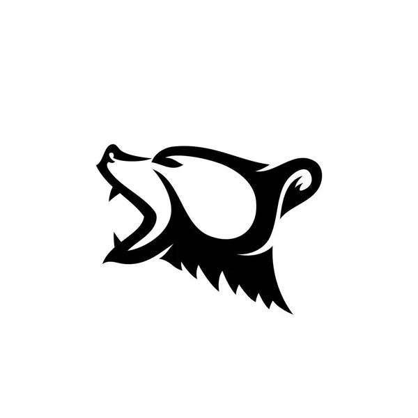 Señal de oso polar — Vector de stock