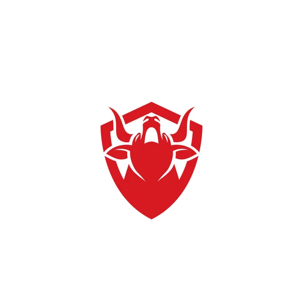 Toro, vaca icono — Vector de stock