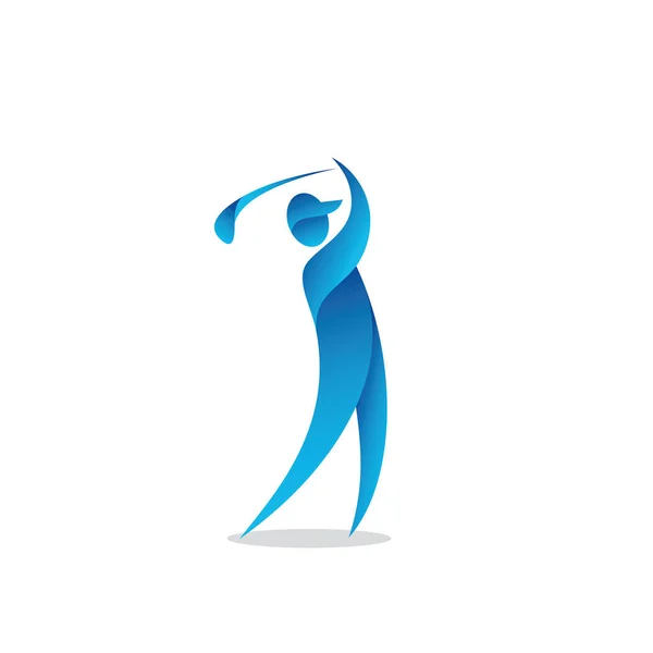 Abstrakta Golf illustration — Stock vektor