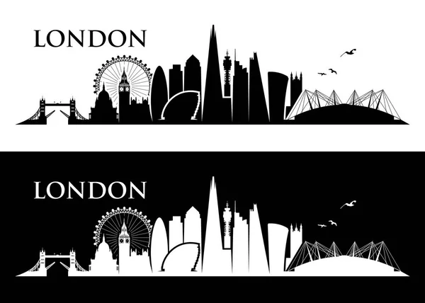 London skyline - United Kingdom — Stock Vector