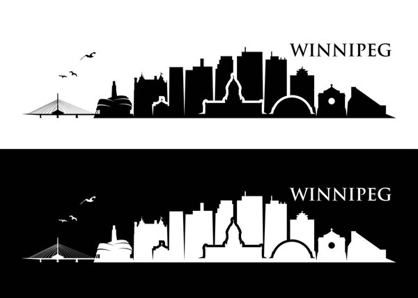 Winnipeg skyline - Канада
