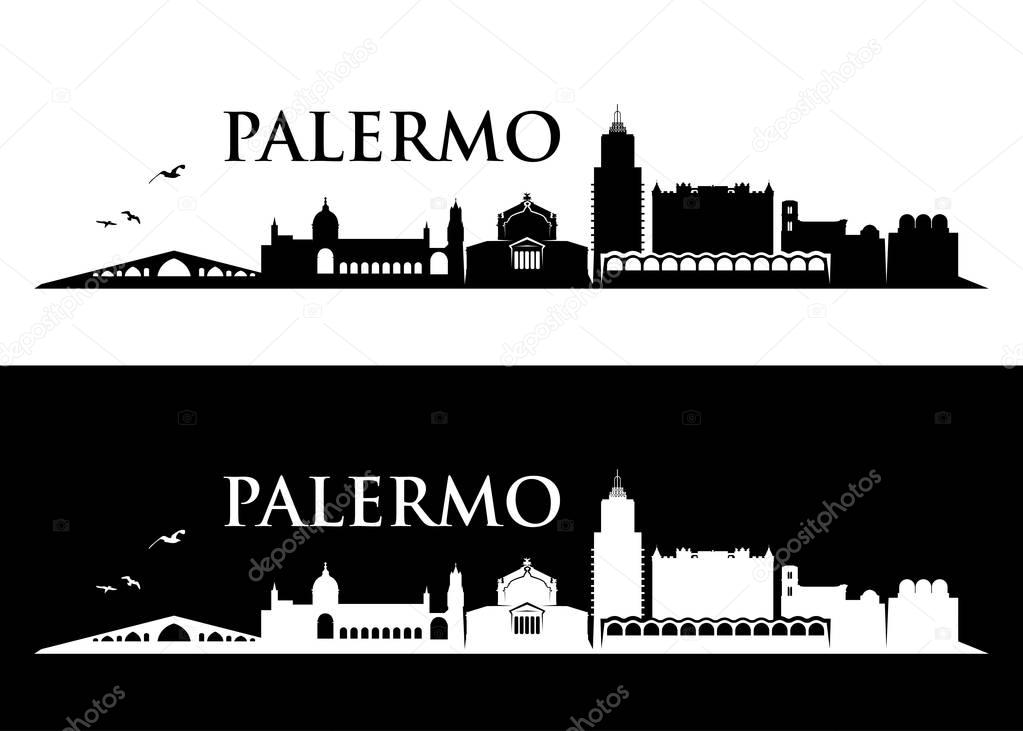 Palermo skyline. Italy.