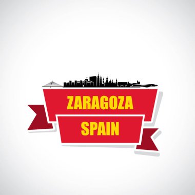 Saragossa manzarası - İspanya