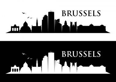 Brüksel manzarası afiş 