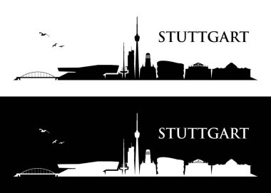 Stuttgart skyline banner