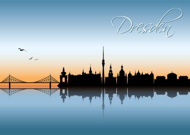 Dresden soyut siluet 