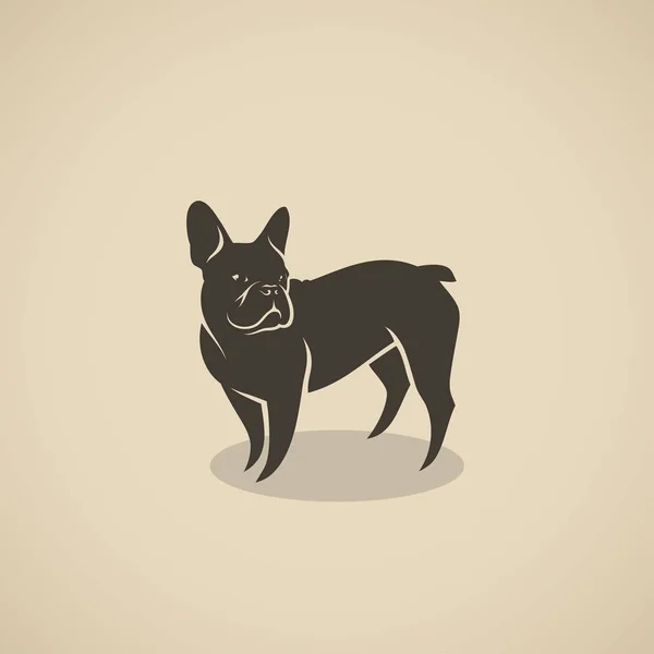 Diseño Bulldog Francés Ilustración Vectorial — Vector de stock