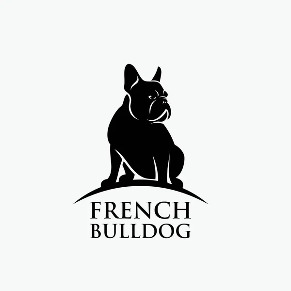 Desenho Bulldog Francês Ilustração Vetorial — Vetor de Stock
