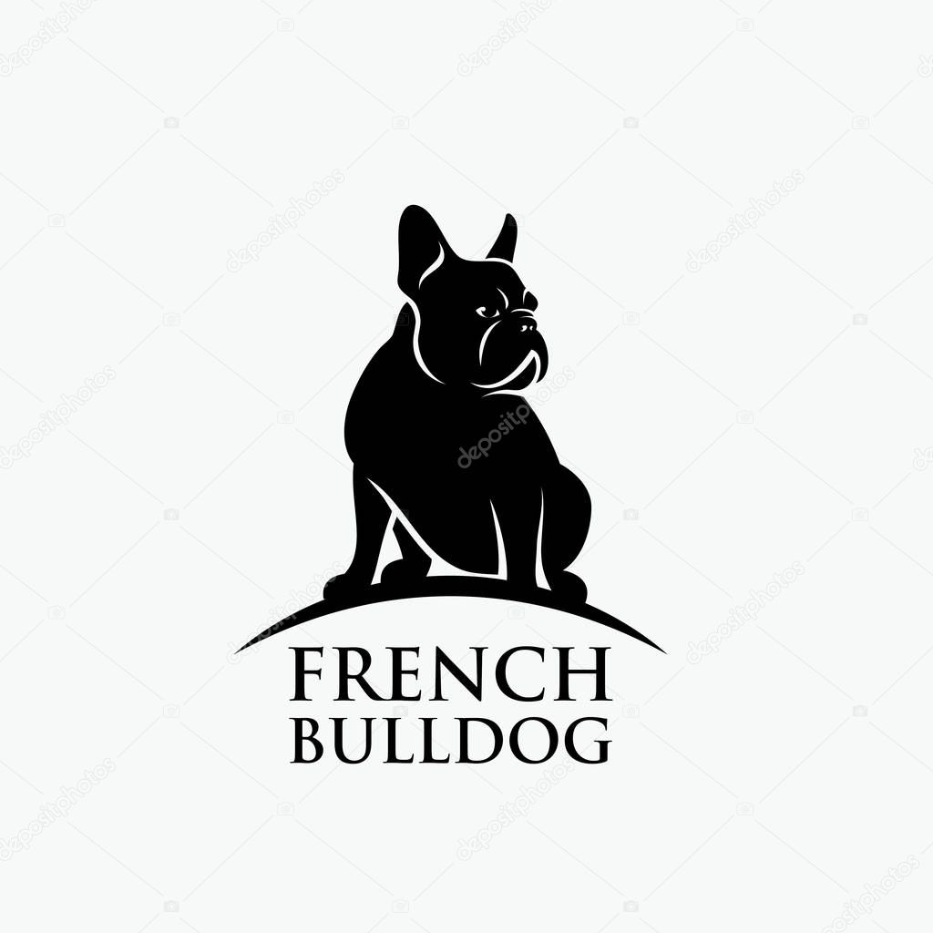 French bulldog design - vector illustration