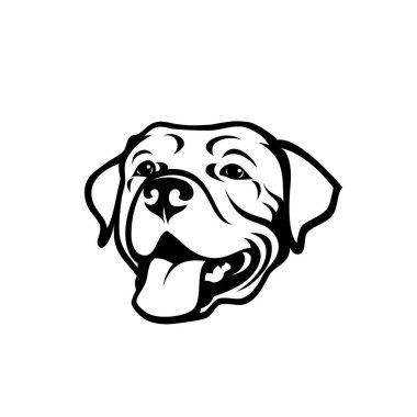 Labrador Retriever köpek, vektör çizim