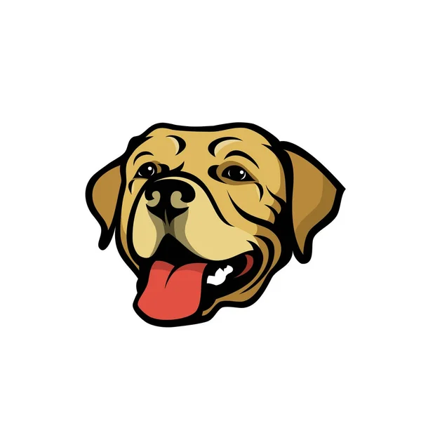 Labrador Retriever Pies Ilustracji Wektorowych — Wektor stockowy