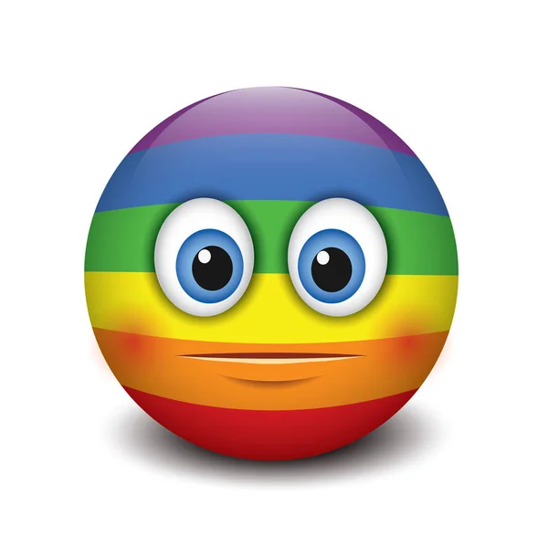 Αδιάφορη Χαριτωμένη Φατσούλα Χαμογελαστό Emoji Εικονογράφηση Διάνυσμα — Διανυσματικό Αρχείο
