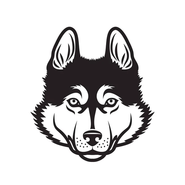 Cane Husky Vettoriale Illustrazione — Vettoriale Stock