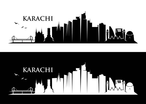 Карачи Пакистан Векторная Иллюстрация — стоковый вектор