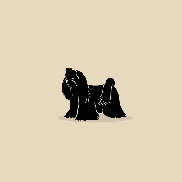 Мальтійська Ікона Собак Просто Векторна Ілюстрація — стоковий вектор