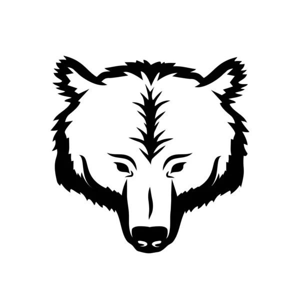 Símbolo de urso marrom —  Vetores de Stock