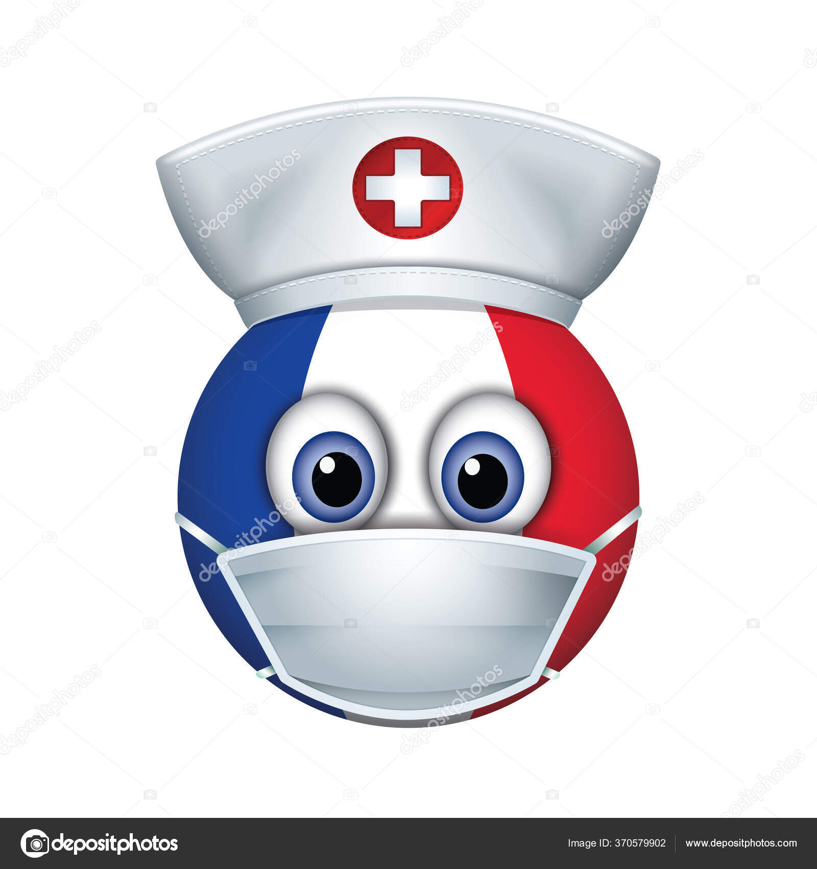 Emoticon Francês Emoji Smiley Ilustração Vetorial imagem vetorial de