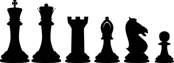 Pawns black and white chess pieces Royalty Free Vector Image