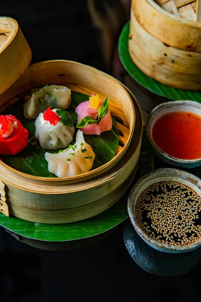 Chinese Food Traditional Gourmet Steamed Meal — Stock Photo, Image