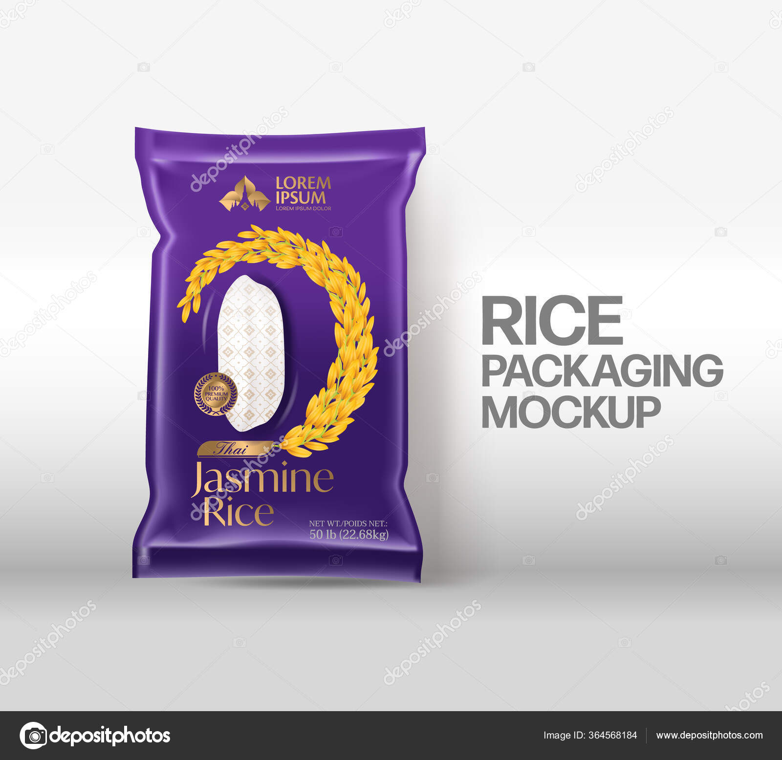 Download Rice Package Mockup Thailand Food Products Vector Illustration Stock Vector Royalty Free Vector Image By C Kowition3009 364568184