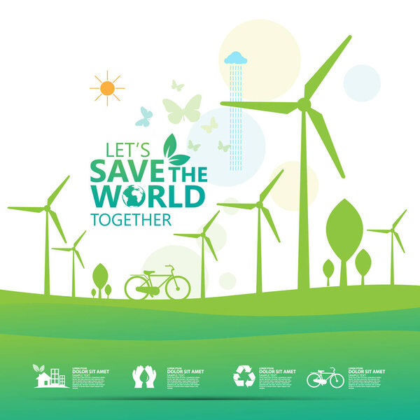 Environment. Let's Save the World Together 