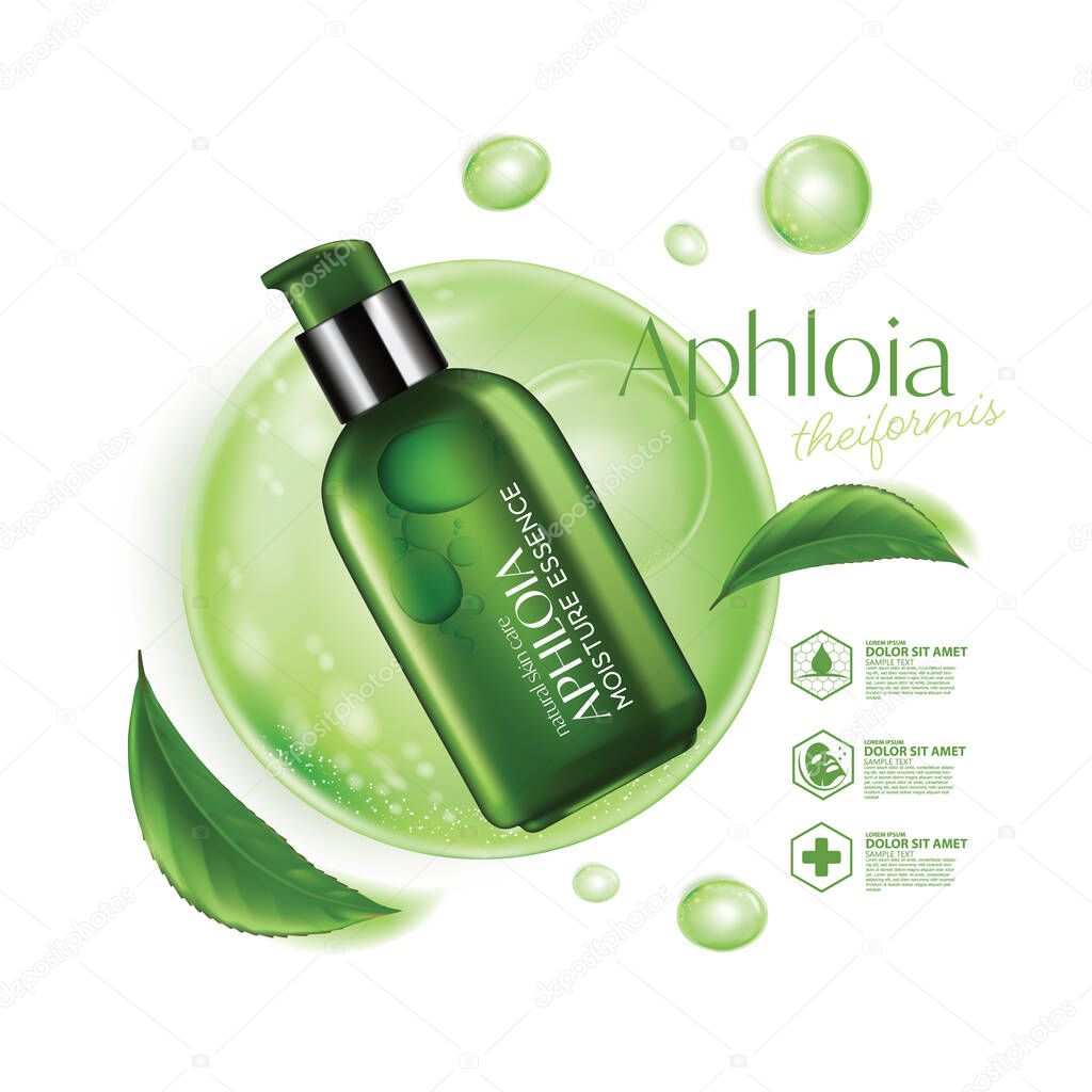 Aphloia Theiformis ,Malagasy tea Moisture Essence Natural Skin Care Cosmetic.