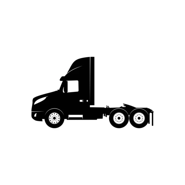 Lkw Silhouette Abstrakt Logo Vorlage Vektor Illustration — Stockvektor