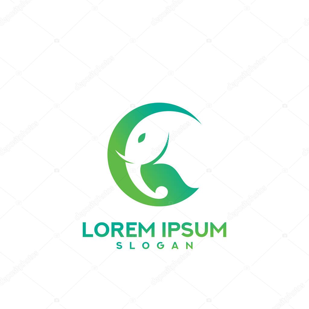 Elephant Logo Template vector Illustration