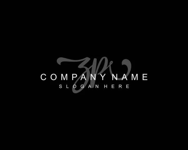 Initial Logo Initial Signature Make Wedding Fashion Team Luxury Logo — Stock Vector